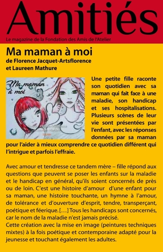 artsflorence-amitiès magazine-fondation des amis de l'atelier parle de ma maman à moi